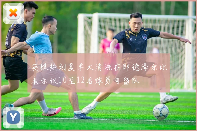 英媒热刺夏季大清洗在即德泽尔比表示仅10至12名球员可留队